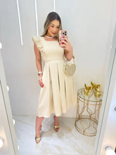 Vestido mídi caqui REF. 9796