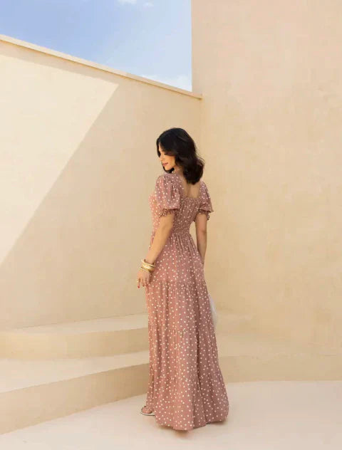 Vestido longo rosê REF. 8647