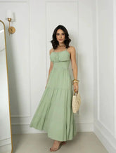 Vestido longo verde REF. 9245