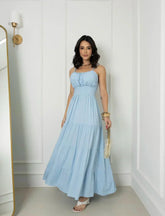 Vestido longo azul REF. 9245