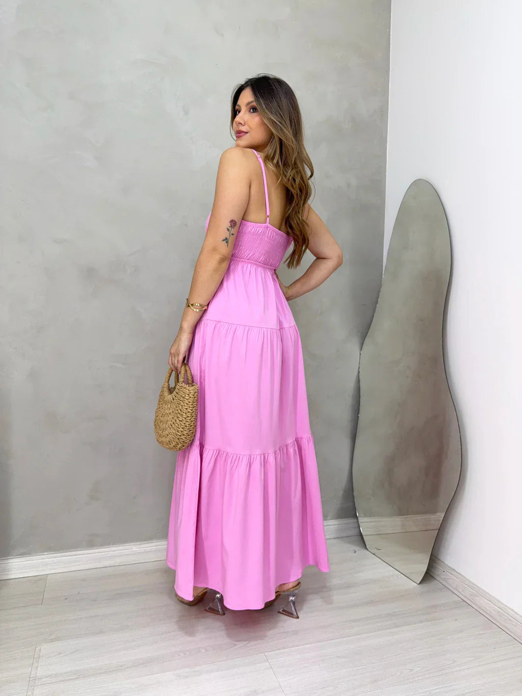 Vestido rosa claro REF. 9791