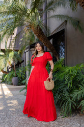 Vestido longo vermelho REF. 9789