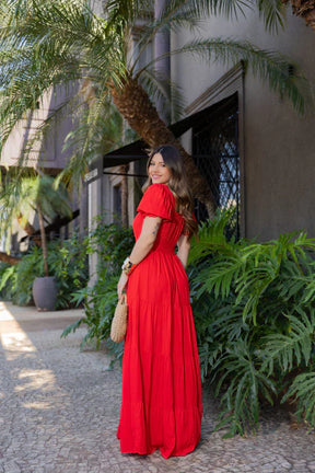 Vestido longo vermelho REF. 9789