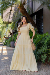 Vestido longo amarelo REF. 9789